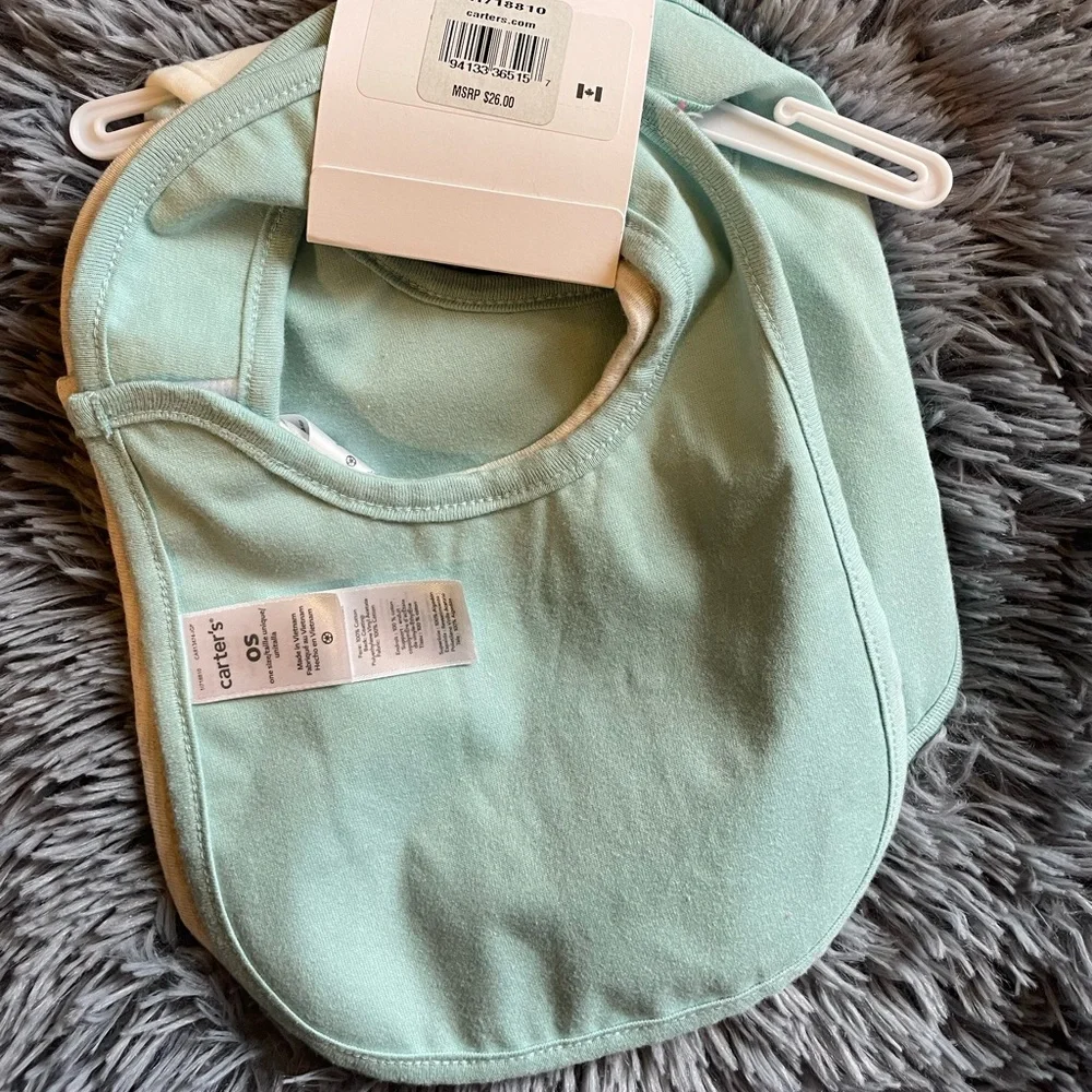 Carter’s 4 Piece Bib Set - Picture 2 of 2